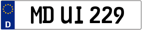 Truck License Plate